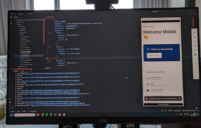 Setting up working environment for ReactNative & Expo on WSL2