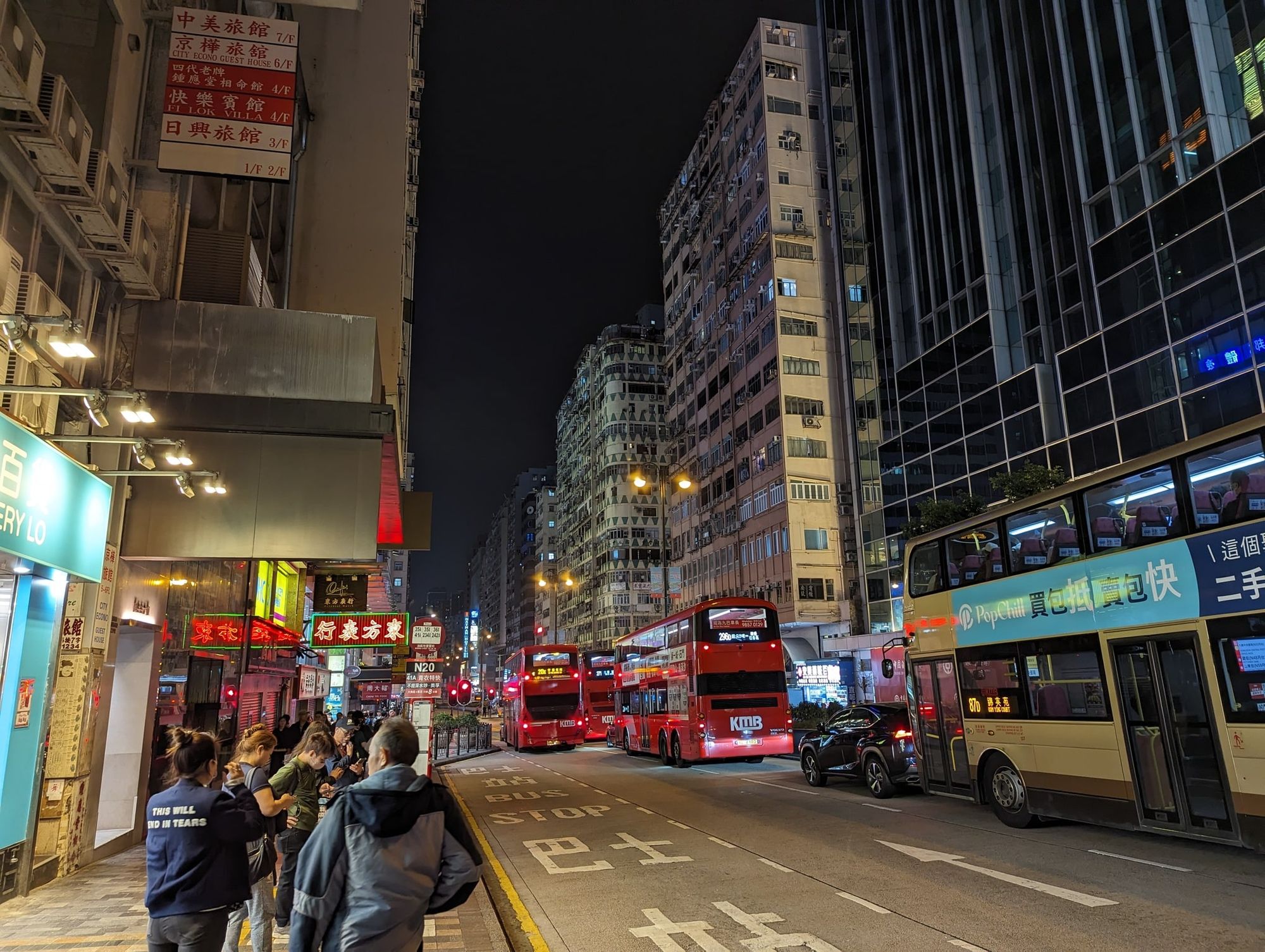 Somewhere between Mongkok and Tsim Sha Tsui